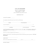 Lodgings Tax Form