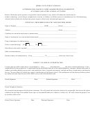 Authorization For Self-carry/administration Of Medicine - Physician / Prescribing Health Care Provider Order Form