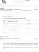 Shared Tenancy Affidavit Form March 2013