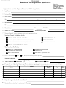 Form 74-100-99-1 - Petroleum Tax Registration Application - 1999