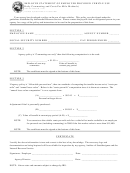 Form 49632 - Employee Statement Of Employer Provided Vehicle Use January 2001