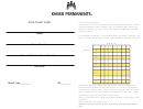 Kick Count Form Printable pdf