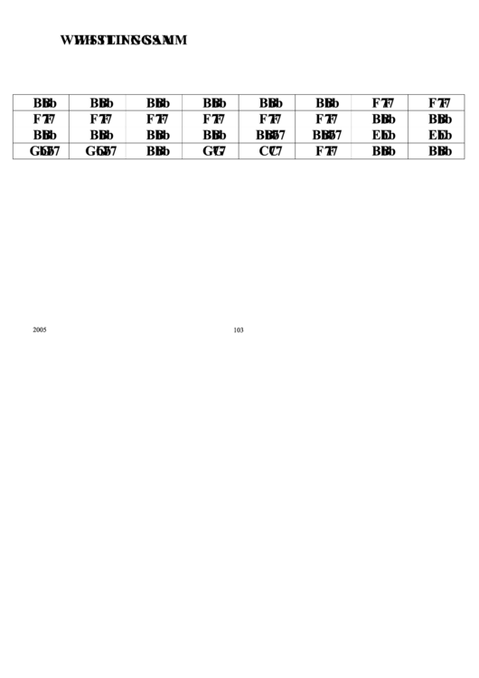 Jazz Chord Chart - Whistling Sam Printable pdf