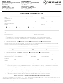 Fillable Non-Financial Service Request Form Printable pdf