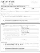 Supplemental Member Statement Plan Form