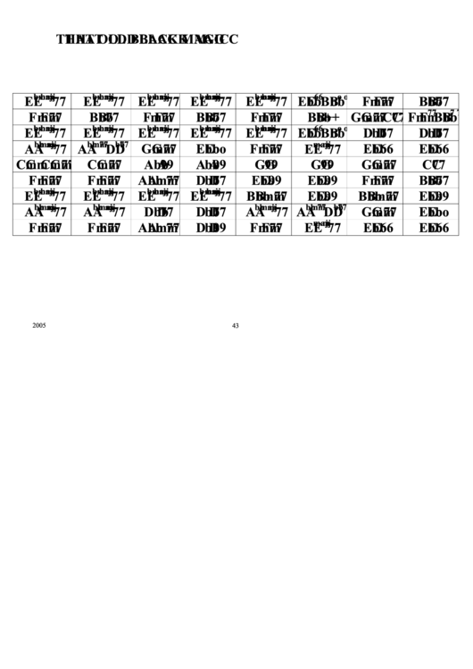 That Old Black Magic Chord Chart Printable pdf