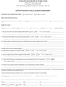 Step/foster Child Questionnaire Form