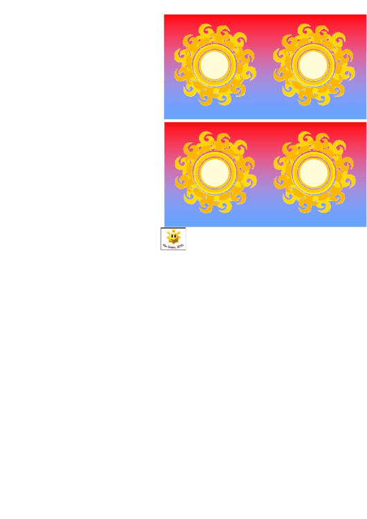 Sunny Weather Classroom Display Border Template Printable pdf