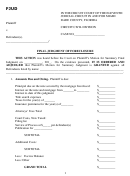 Final Judgment Of Foreclosure Template