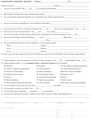 Medical History Form