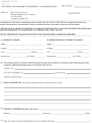 Form L-4100 - Petition For Change Of Property Classification