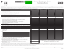 Form 20c - Schedule Ab - Add-back Form - 2009