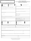 Application For License/tax Information - City Of Tuscaloosa