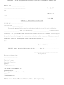 Form Mwcc - Medical Records Affidavit