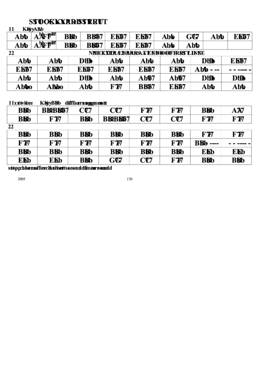 Stockyard Strut Chord Chart Printable pdf