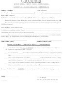 Form Cl-0808-0809 - Surety's Surrender / Request To Exonerate Form - Volusia County, Florida