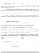 Statutory Living Will Declaration Form - Kansas