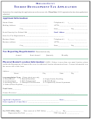 Tourist Development Tax Application Form - Hernando County, Florida