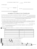 Judgment Of Dissolution Of Marriage Form