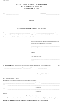 Form 1036ac - Form For Notice Of Trial