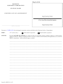 Form Mnp-9 - Certificate Of Amendment