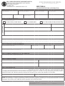 Fillable Section A Holder Reporting Information - Missouri State Treasurer Printable pdf