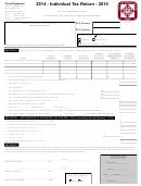 Form Ir-1 - Individual Tax Return - 2014 Printable pdf