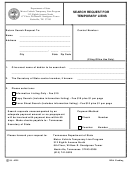 Form Ss -4259 - Search Request For Temporary Liens