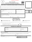 Form 12 - Gas Facility Registration/change Of Operator