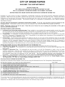 Instructions For Grand Rapids Declaration Of Estimated Income Tax/form Gr-1124/form Gr-1040es