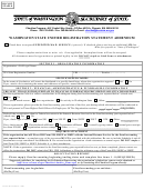 Washington State Unified Registration Statement Addendum Form