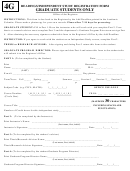 4g Readings/independent Study Registration Form