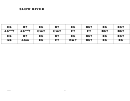 Jazz Chord Chart - Slow River