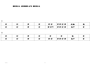 Roll Jordan Roll Chord Chart