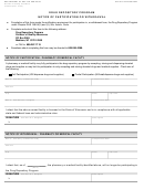 Form F-62643 - Drug Repository Program Form - Notice Of Participation Or Withdrawal