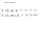 Jazz Chord Chart - Really The Blues