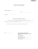 Form For Notice Of Conventional Filing