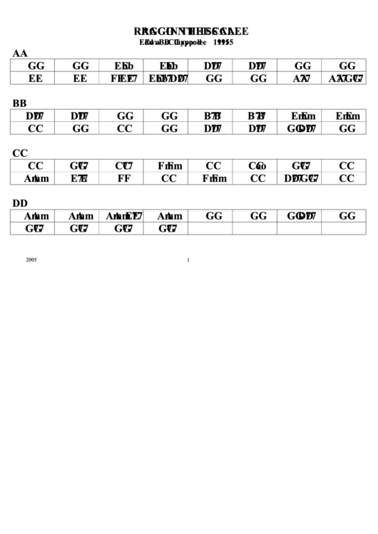 Raggin The Scale Chord Chart Printable pdf