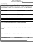 Form 07-6110 - Notice Of Possible Claim Against The Second Injury Fund