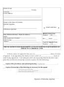 Court Case Pring Form - Certificate Of Notice