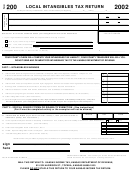 Form 200 - Local Intangibles Tax Return - 2002