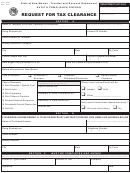 Request For Tax Clearance Form - 2014