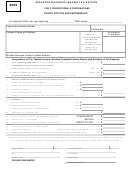 Business Income Tax Return Form - City Of Wooster - 2006