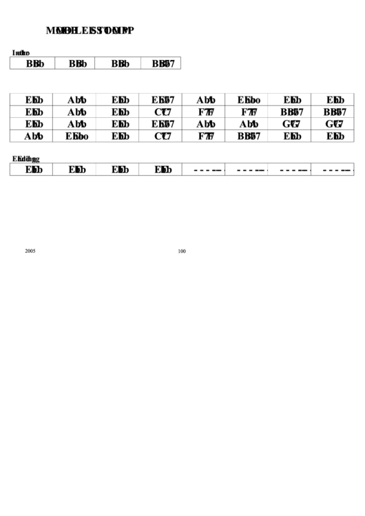 Mobile Stomp Chord Chart Printable pdf