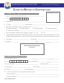 Form C.63 - Claim For Refund Of Contributions