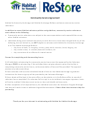 Community Service Agreement Form