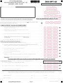 Form Bpt-ez - 2009 Business Privilege Tax - Ez