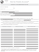 Form Ih-exem - Affidavit Of No Inheritance Tax Due - 2005