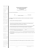 Form Cf:0024 - Application For Authority To Transact Business In Arizona - 2010