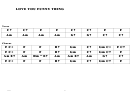 Love You Funny Thing Chord Chart